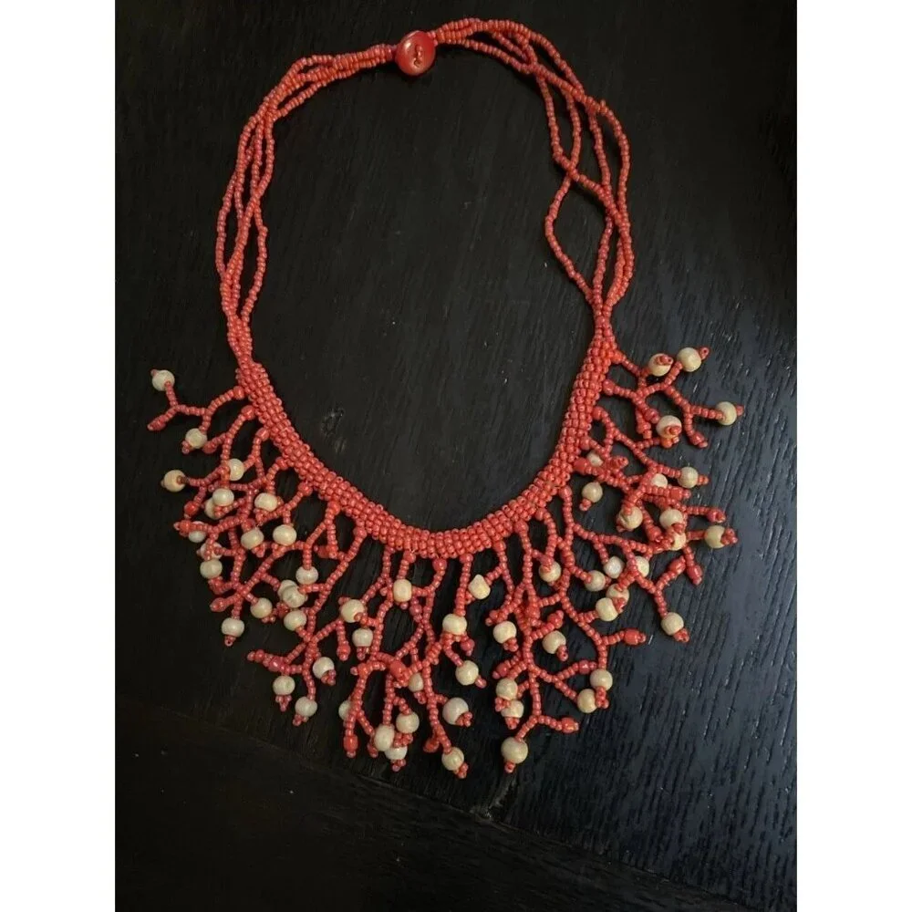 Handmade orange coral